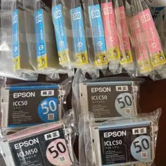 EPSON プリンターインク14本 ICLC50 ICC50 ICLM50