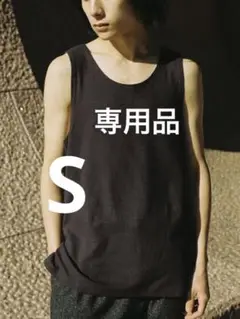 LIDNM LINEN SLUB TANK TOP 専用品