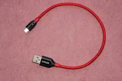アンカー　USBケーブル　マイクロ端子　３０ｃｍ