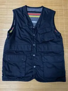 soph ベスト ソフ 黒S綿ウール
