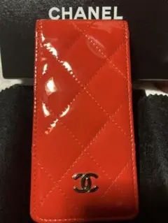 CHANEL iPhone 5 5s SEケース シャネル レアな赤レッド❀