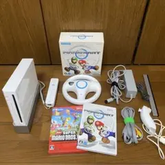 【動作確認、初期化済み】Wii 本体セット+ソフト2本