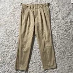 【良品】リングジャケット　チノパン　サイドアジャスター　ツータック　50　XL 良品】リングジャケット チノパン サイドアジャスター