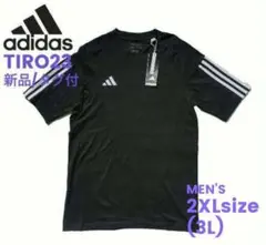 新品 [2XL] アディダス TIRO23 C 半袖Tシャツ オフピッチ 移動着
