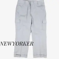 ニューヨーカー NEWYORKER パンツ クロップド丈 ロールアップ ボトムス