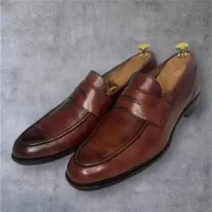 ポールスミス　コインローファー　ブラウン　7.5　PAUL SMITH