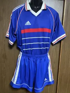 清水商業高校 サッカー部　選手支給 公式戦用ユニフォーム ウェア 背番号10 青 清水商業高校 サッカー部 メンバー支給 公式戦用ユニフォーム