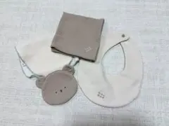 【未使用】mocmof（モクモフ） タオル+スタイ+ハンカチ ギフト3点セット