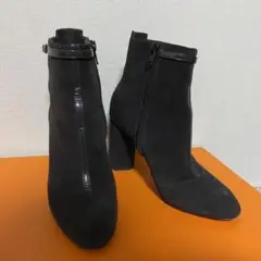 PELLICO ペリーコ スウェードベルトショートブーツ ダークグレー