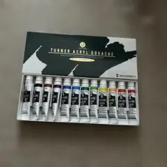 TURNER ACRYL GOUACHE 12色セット 白ほぼなし