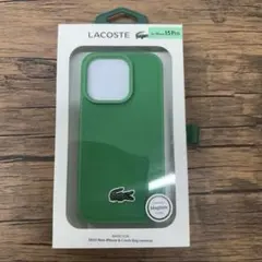 LACOSTE iPhone15Pro用ケース グリーン 未開封