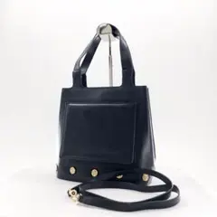 サルヴァトーレ フェラガモ 2way ショルダーバッグ 金具 ブラック