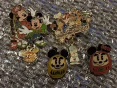 【ディズニー ピンバッジ お正月限定セット 4点】
