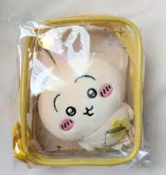 【訳あり！】ちいかわ　うさぎマスコット、ポーチセット