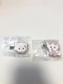 mikkoフロッキーヘアクリップ　ムースA・B