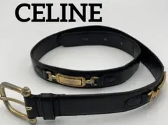 CELINE セリーヌ ベルト ブラック 金具 ブランド おしゃれ