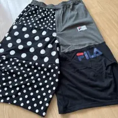 美品 ✴︎ 2025 FILA✖️フラボアドット柄 ハーフパンツ 1サイズ　男女兼用