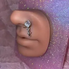 鼻ピ　ボディピアス　ノーズリング　20g
