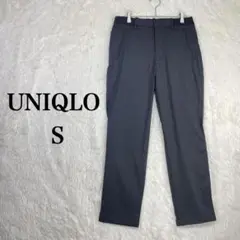 【美品】ユニクロ カジュアル ブラック S タグ付き イージーアンクルパンツ