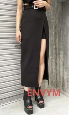 ENVYM スリット ロングスカート