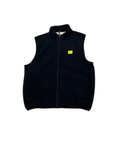 ネイビー フリース ジップアップベスト