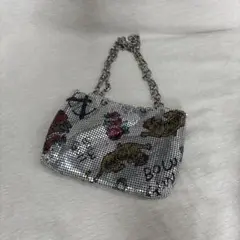 ［BAG］METAL CHAIN SHOULDER BAG