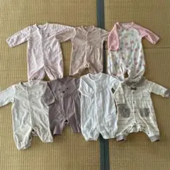 女の子　長袖ロンパース　まとめ売り