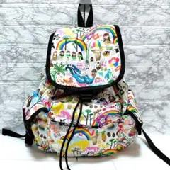 美品/ハワイ限定【レスポートサック×ディズニー】ミニ リュック ドット 黒×白 美品/ハワイ限定【レスポートサック×ディズニー】ミニ リュック