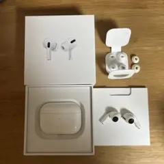 【箱＆イヤピース付き】AirPods pro 第一世代　ジャンク品