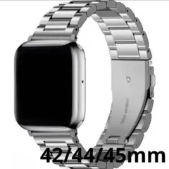 Apple Watch用　ステンレス　スチールストラップ　42 44 45mm