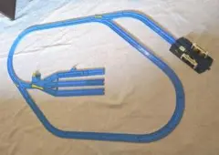 プラレール　操車場風レイアウト　てんてつき　旧洗車場