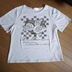 初夏〜夏レディーススパンコール装飾Tシャツ
