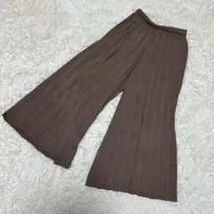 【美品】アイテムズ　アーバンリサーチ　レディース　ニットワイドパンツ　フリー