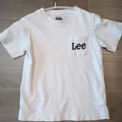 Lee ホワイト Tシャツ ポケット付き