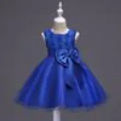 DB 立体花ワンピース ネイビー 160 y2308170-ZQ-160