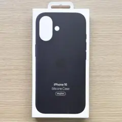 【新品】アップル純正 iPhone 16 シリコンケース ブラック