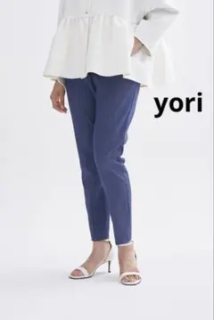 yori ぬくぬくスリムパンツ 34 yori ぬくぬくスリムパンツ34 ブラック