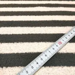 ジェラートピケ風もこもこニット生地グレー系