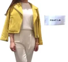 FRAY I.D ライダースジャケット レザージャケット 美品