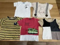 男の子Tシャツ100cm 5枚セット　ダブルビー クレードスコープなど
