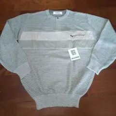 日本製 メンズ Wood Royal メッシュ編みサマーセーター M