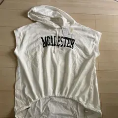 新品タグ付きLASUD MCALISTER ノースリーブフーディー