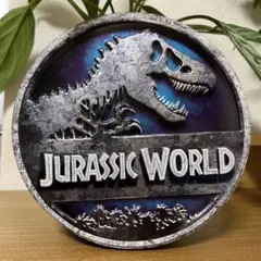 【お菓子空缶】 USJ ジュラシックワールド クッキー無し　一部凹みあり