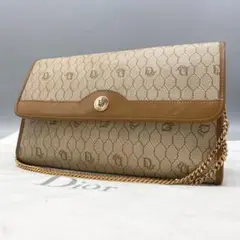 ✨未使用級✨Dior ショルダーバッグ ハニカム柄 チェーン PVC レザー