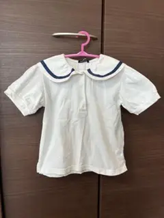 セーラー襟 半袖シャツ