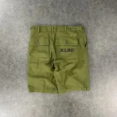 X-LARGE XLRG ハーフパンツ ベイカーミリタリーショーツ オリーブ