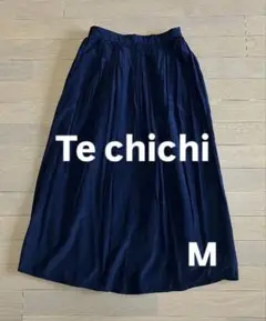 Te chichi ネイビー ロングスカート FREE