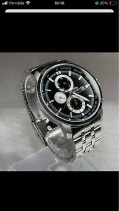 ORIENT クロノグラフ 腕時計 ブラック