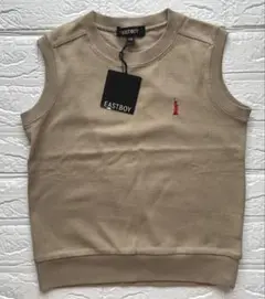 【未使用品】　EASTBOY ベスト　ベージュ　110㎝