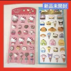 【新品未開封】サンリオ　シール　もちふわ　スイーツ　入手困難　大人気　2種
